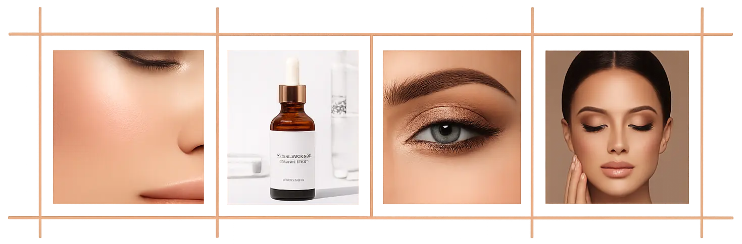 Galería Ritual: skin, serum, makeup de ojos y maquillaje editorial sōmə BEAUTY LAB